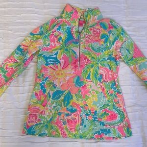 Lily Pulitzer Quarter Zip Size Small